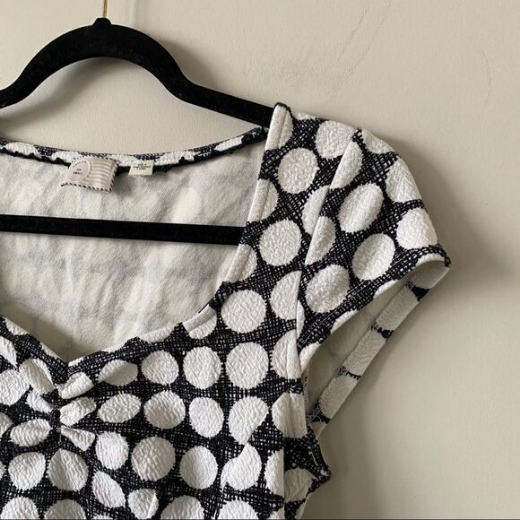 Anthropologie “Postmark” Mignon Polka Dot Top - Picture 5 of 9
